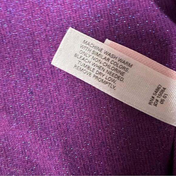 NWOT vintage y2k Victorias Secret tank in metallic purple sz S - Picture 12 of 13